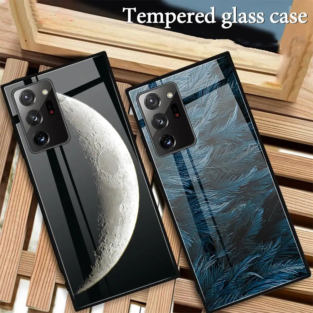 Starry Sky Glass Phone Case For Samsung