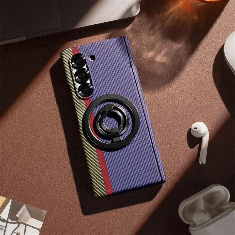 Carbon Fiber Protective Case For Samsung Galaxy Z Fold