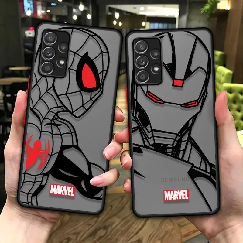 Marvel Comic Characters Silicone Case for Samsung Galaxy