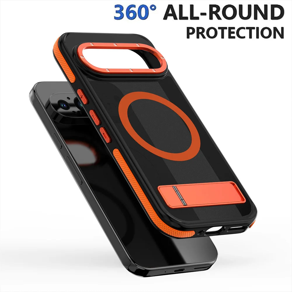 Luxury Folding Stand Magnetic Phone Case For Google Pixel