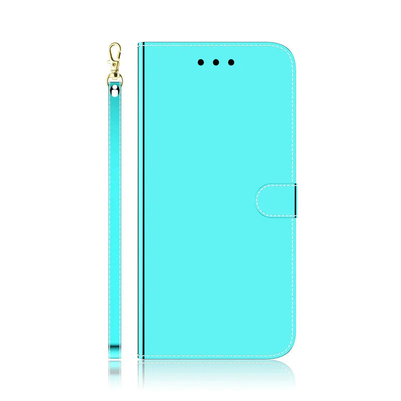 Magnetic Geometric Textile Pattern Wallet Case for Galaxy