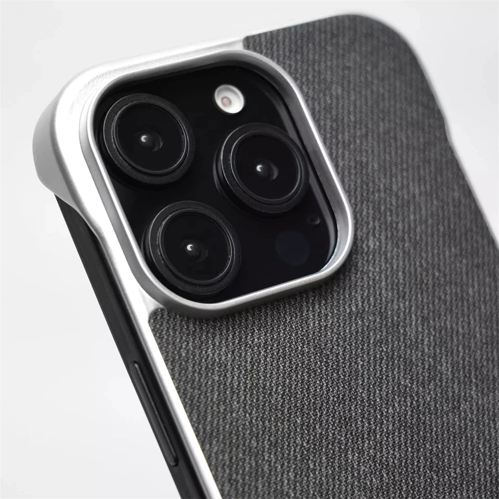 Ultra Thin Cloth Texture Slim Case For iPhone