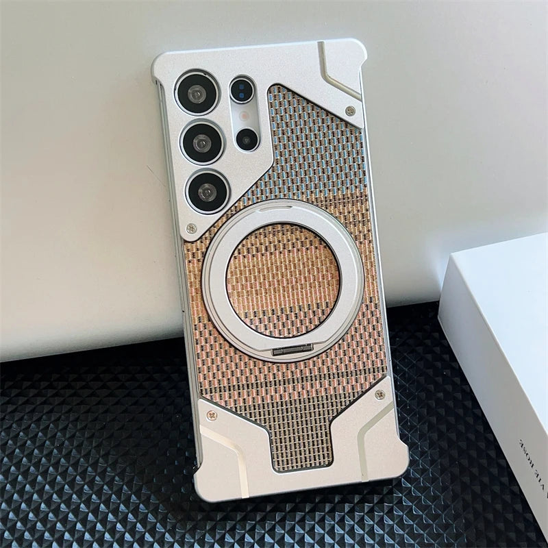 Aluminum Alloy Frameless Magsafe Phone Case For Samsung