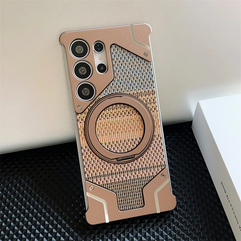 Aluminum Alloy Frameless Magsafe Phone Case For Samsung