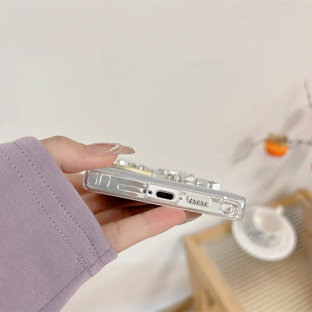 Glitter Bowknot Epoxy Case for Samsung Galaxy