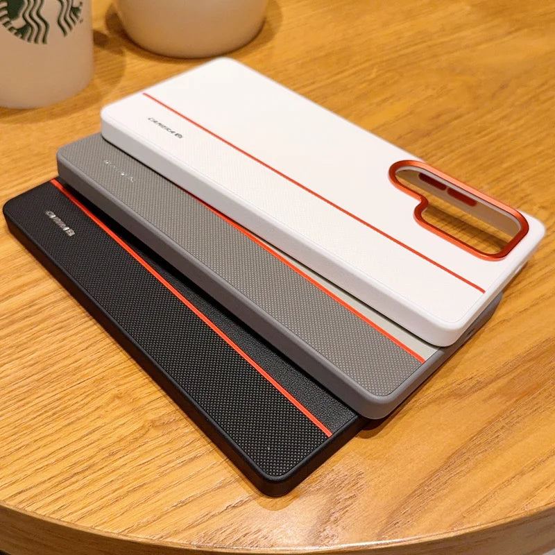 PU Leather Skin Protective Back Cover Case For Samsung