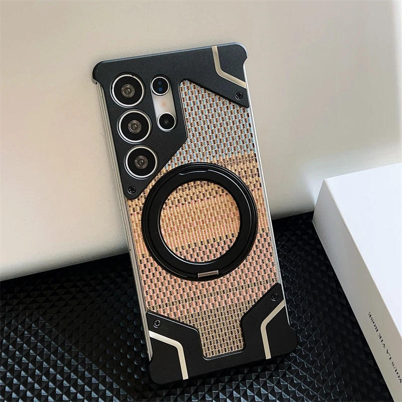 Aluminum Alloy Frameless Magsafe Phone Case For Samsung