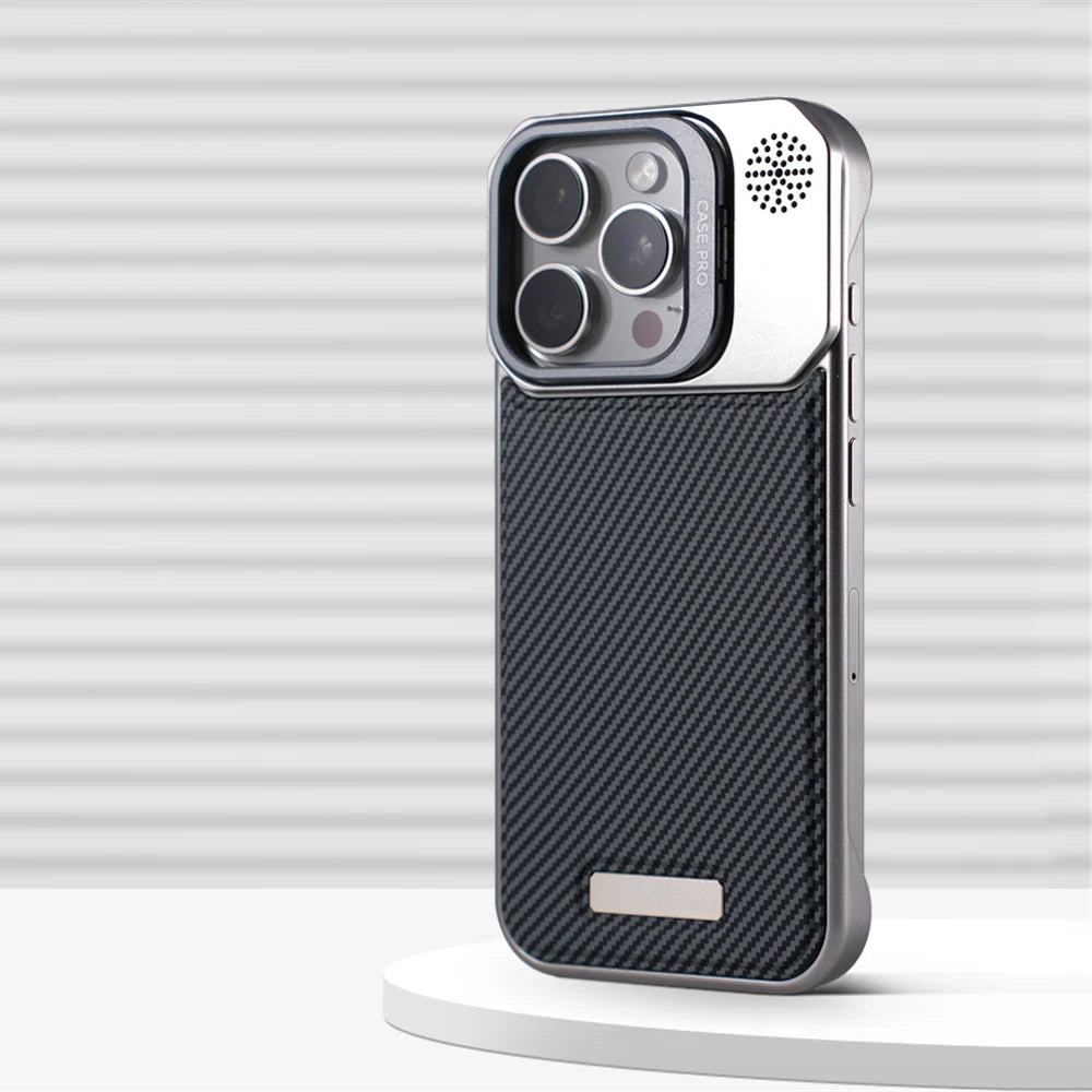 Luxury Frameless Carbon Fiber Pattern Slim Case for iPhone