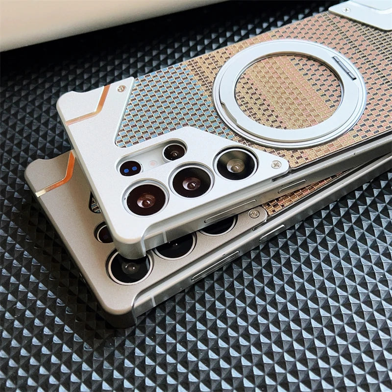 Aluminum Alloy Frameless Magsafe Phone Case For Samsung