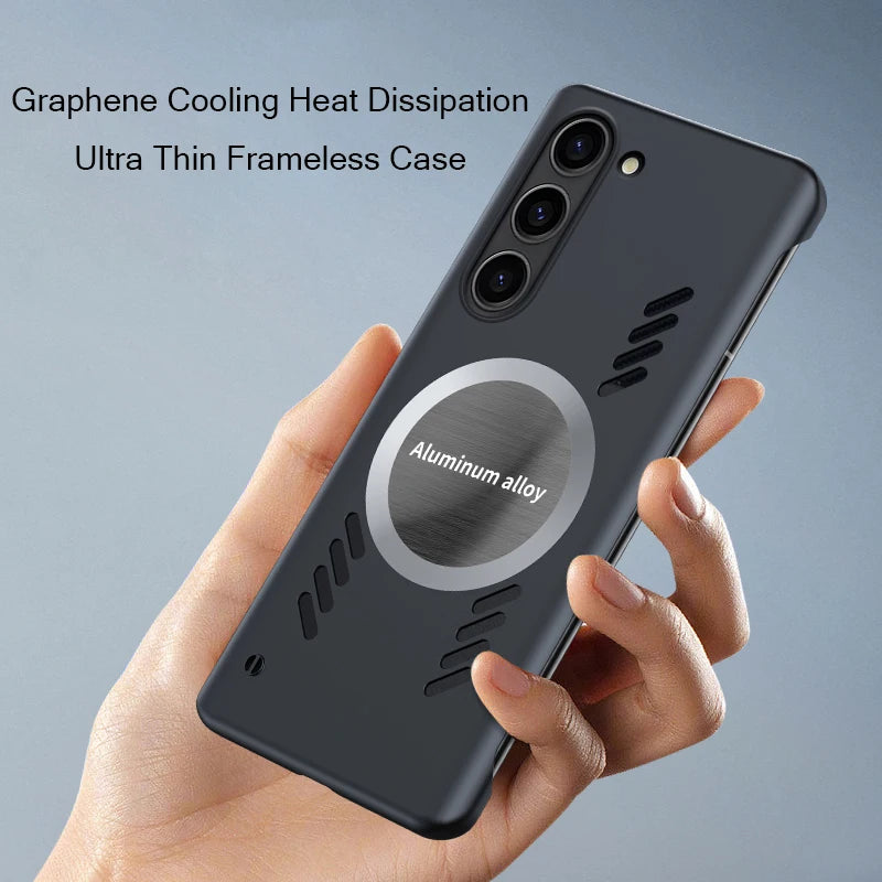 Luxury Graphene Heat Dissipation Cooling Magnetic Case for Samsung