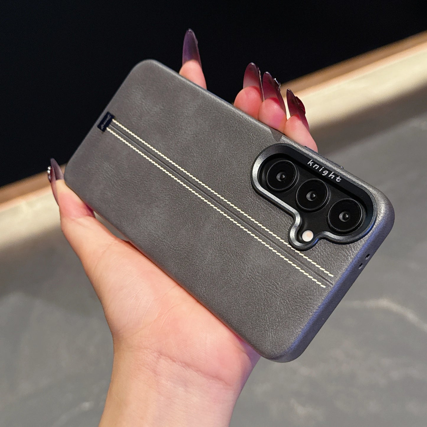 Magnetic Business Leather Case For Samsung