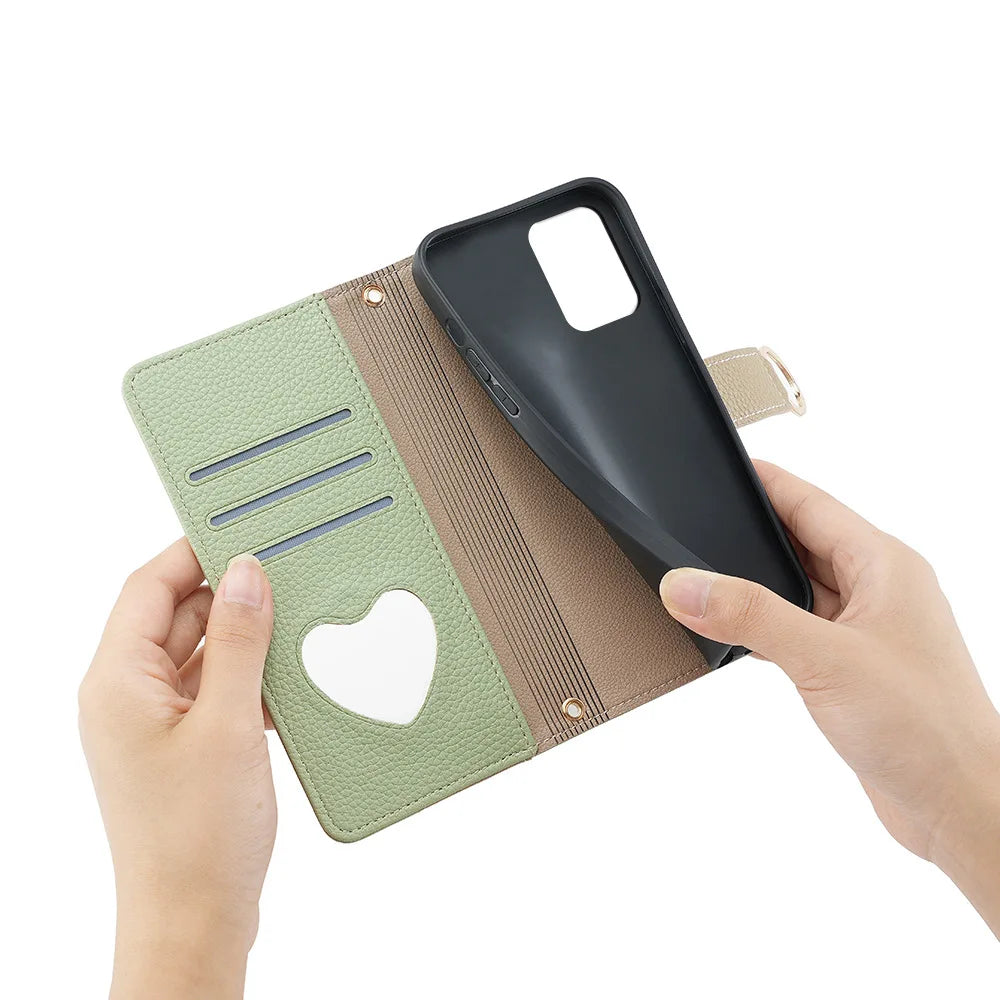 Zipper Crossbody Case For iPhone