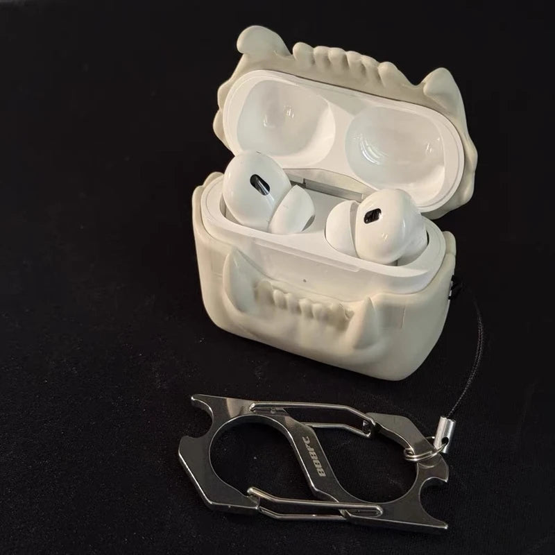 Tiger Tooth Silicone Earphone Case for AirPods