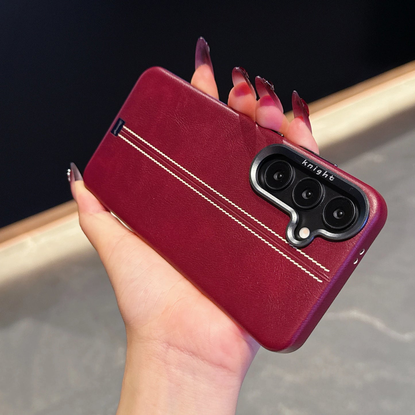 Magnetic Business Leather Case For Samsung