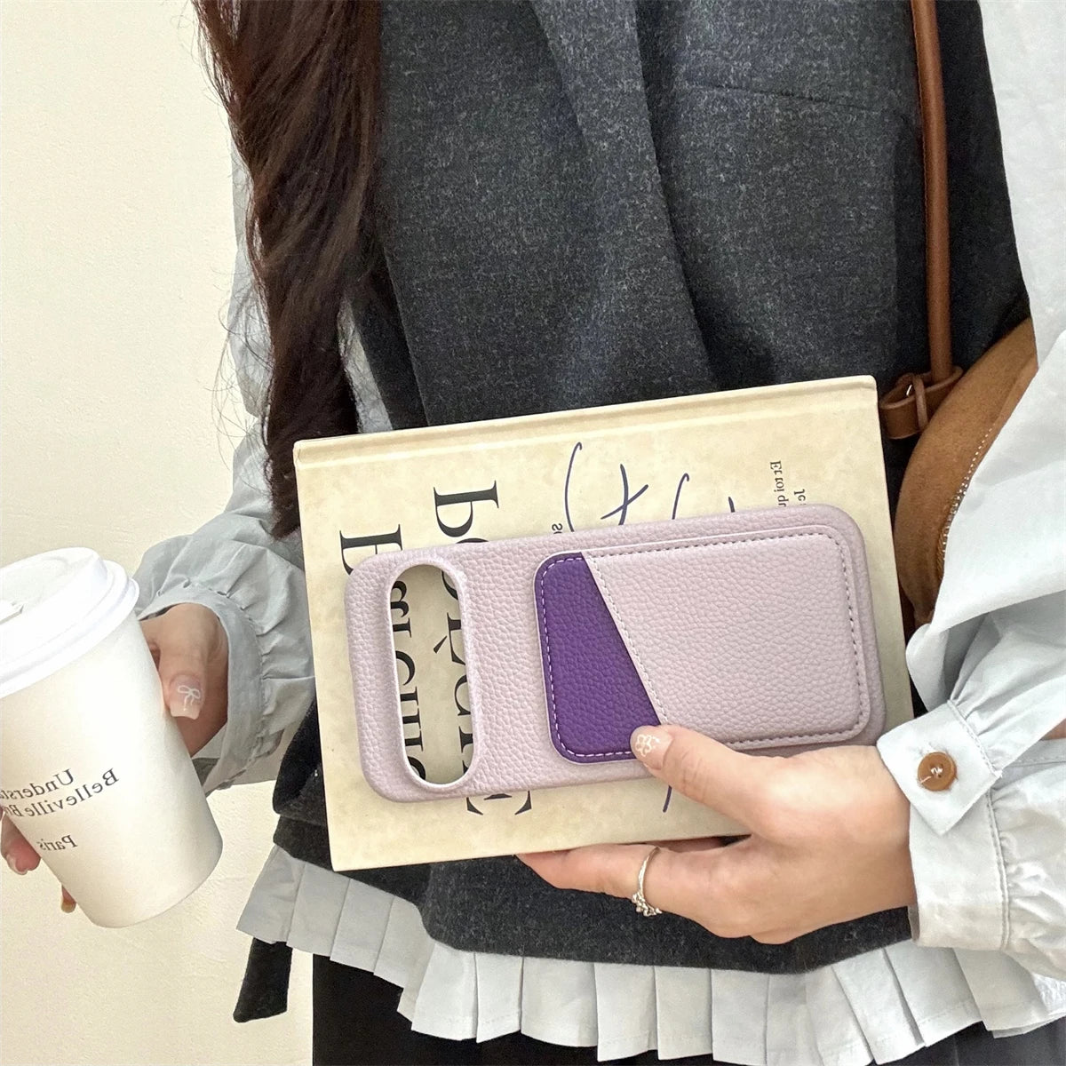 PU Leather Card Holder Pocket Slot Case for Google Pixel