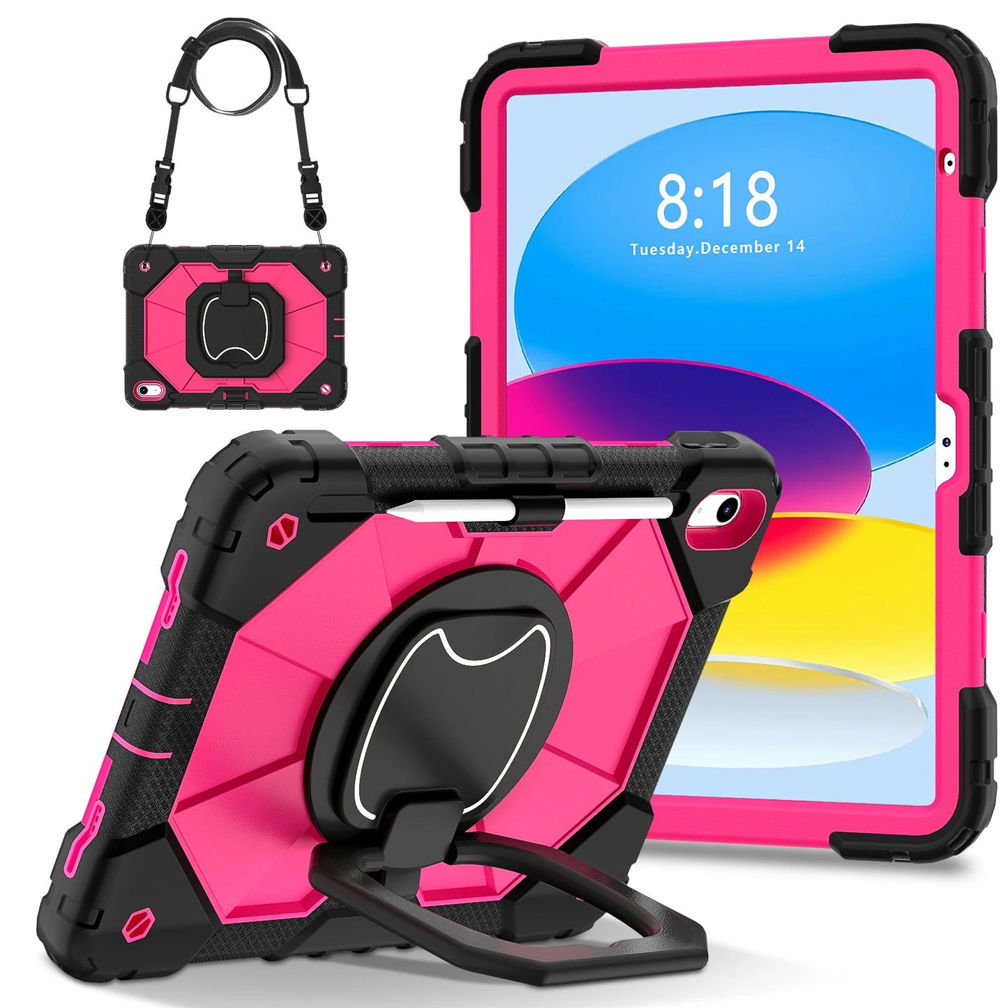Protective Tablet Case for iPad with Satchel Stand