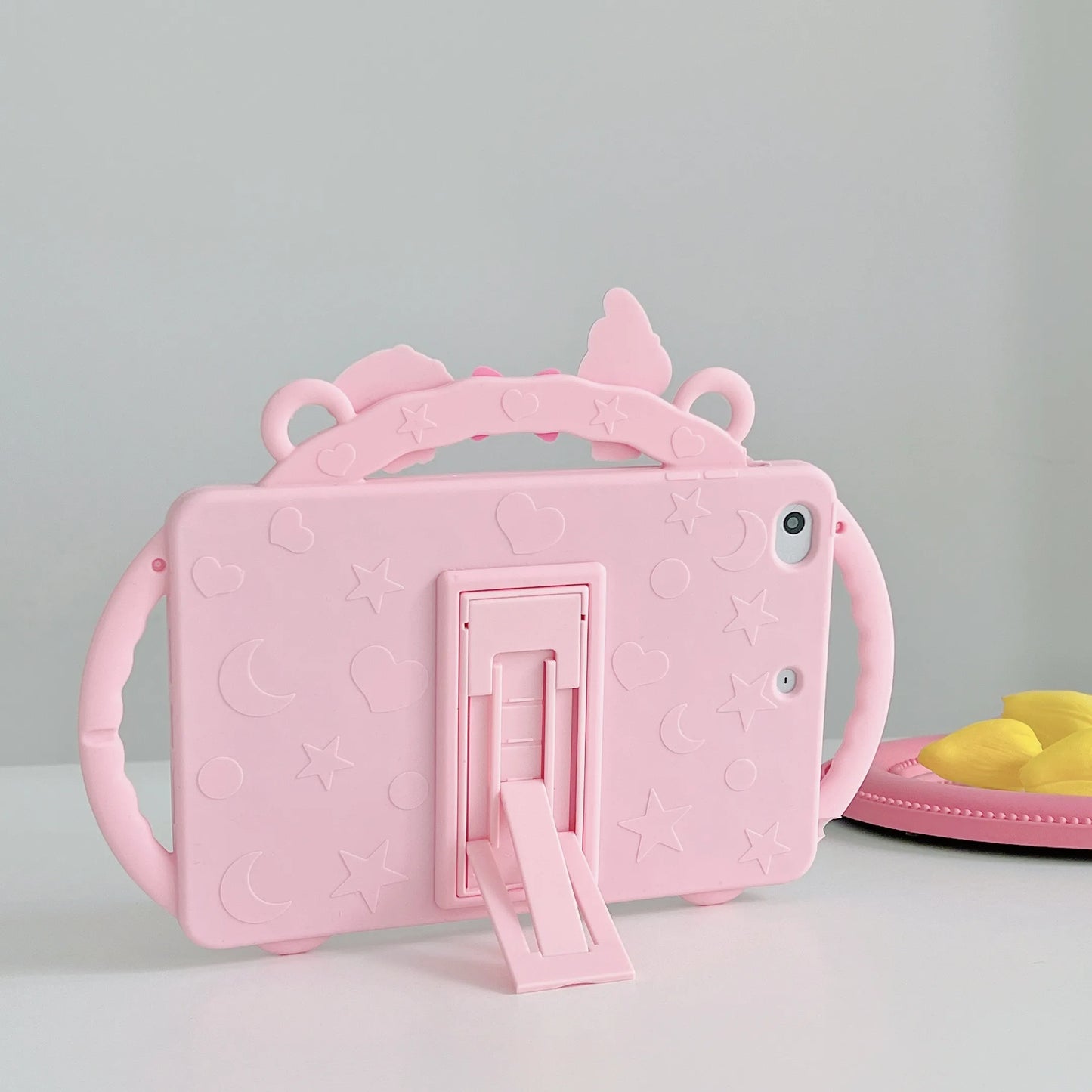 Kids Cartoon Silicon Stand Cover for IPad