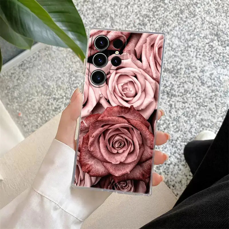 Glitter Pattern Phone Case For Samsung