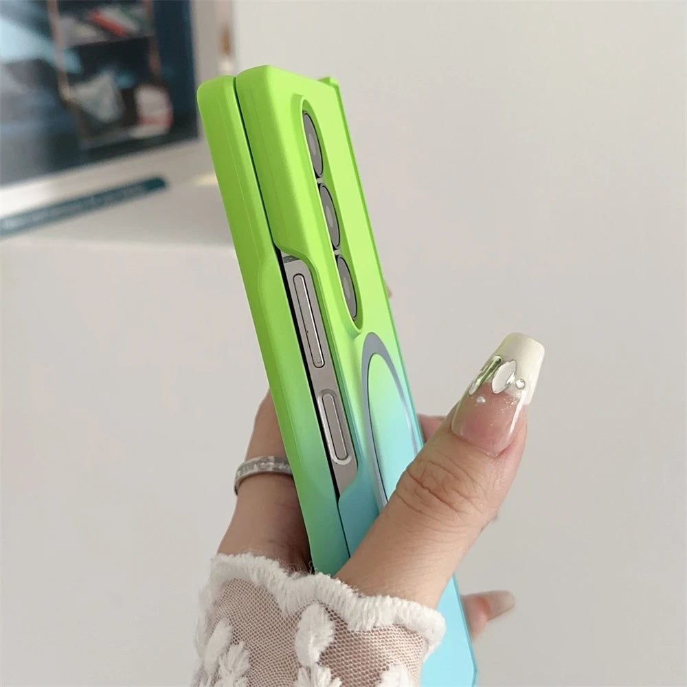 Gradient Magnetic Silicone Case for Samsung Galaxy Z Fold