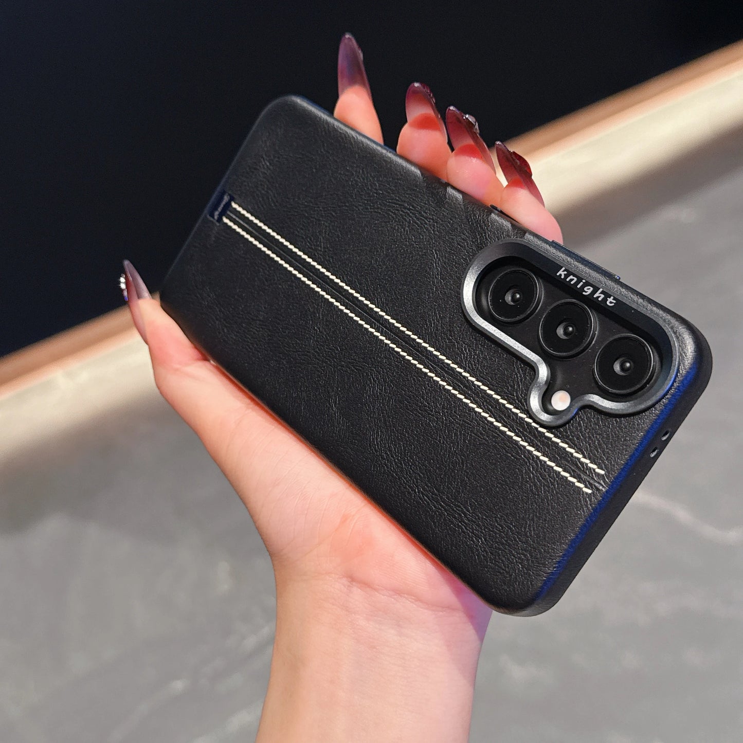 Magnetic Business Leather Case For Samsung