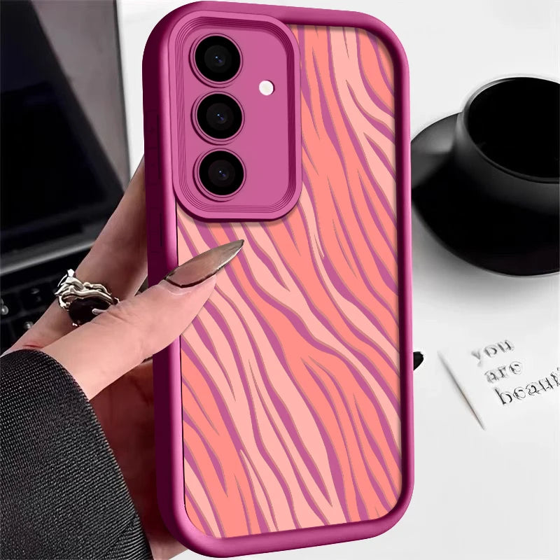 Striped Phone Case For Samsung