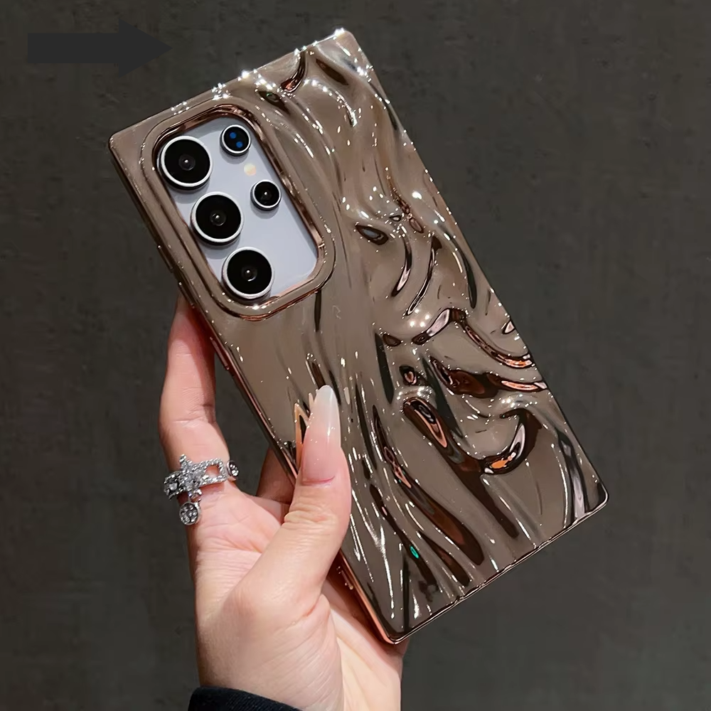 Luxury Wave Wrinkle Phone Case For Samsung