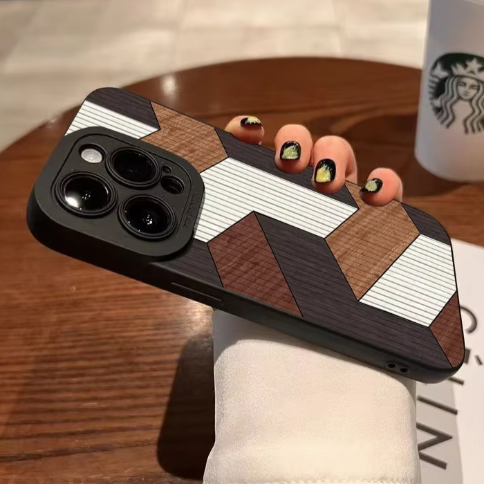 Vintage Wood Grain Pattern Phone Case For iPhone