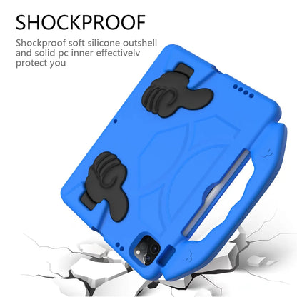 Kids hand held iPad case with foldable stands