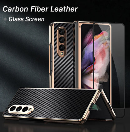 Full-Body Plating Hinge Case For Samsung Galaxy Z Fold