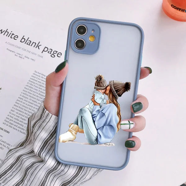 Super Mom  Baby Girl Fashion Family Case for iphone