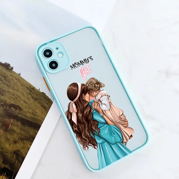 Super Mom  Baby Girl Fashion Family Case for iphone