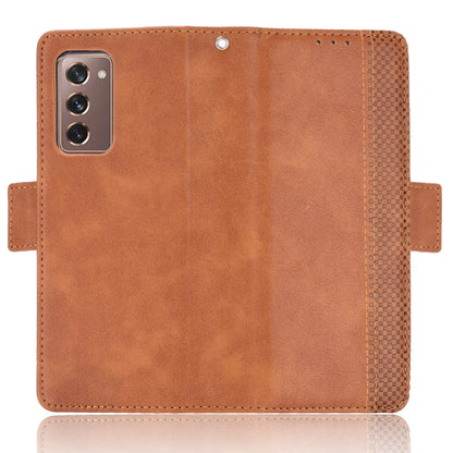 Vintage PU Leather Wallet Case Galaxy Z Fold 2