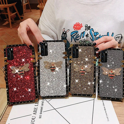 Luxury Glitter Diamond Crossbody Lanyard Case For Samsung