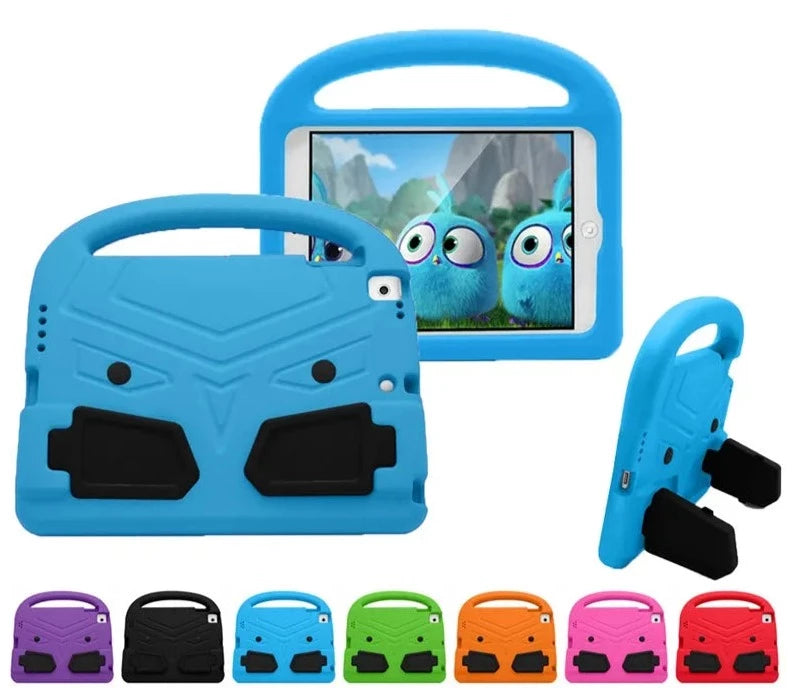 Kids cute shock proof hand-held stand cover for iPad