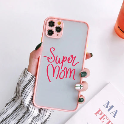 Super Mom  Baby Girl Fashion Family Case for iphone