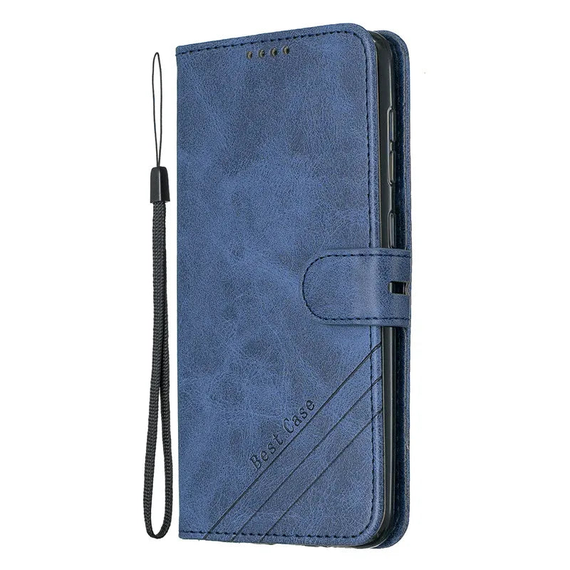 Leather Wallet Flip Case For Samsung Galaxy A50