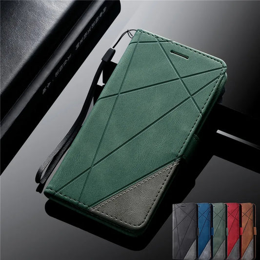 Flip Wallet Leather Case For Samsung Galaxy