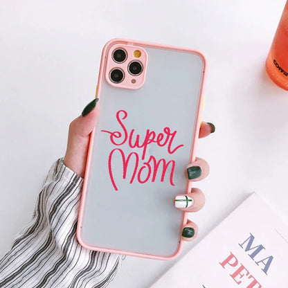 Super Mom  Baby Girl Fashion Family Case for iphone