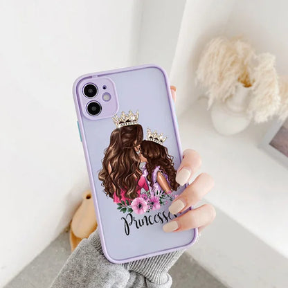 Super Mom  Baby Girl Fashion Family Case for iphone