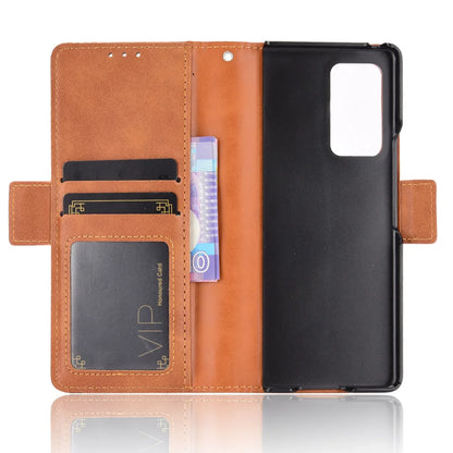 Vintage PU Leather Wallet Case Galaxy Z Fold 2