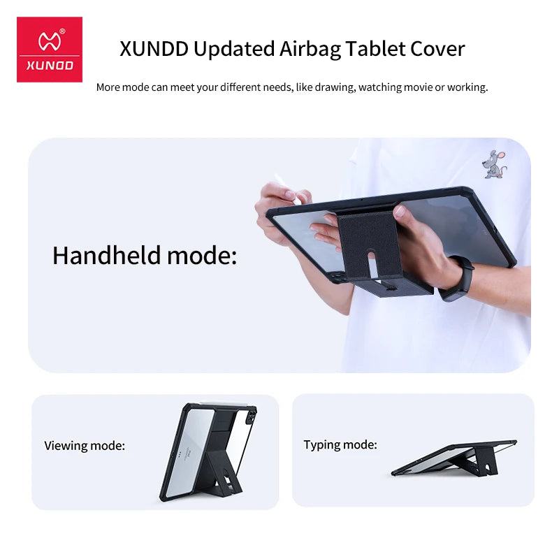 Tablet Cover-With Invisible Stand For iPad