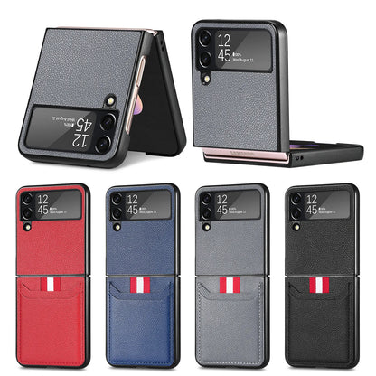 Slim Leather Card Holder Case for Samsung Galaxy Z Flip