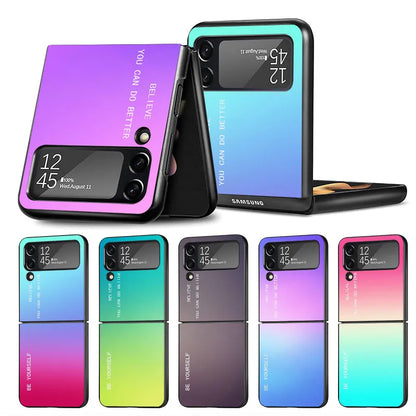 Gradient Hard PC Phone Case for Samsung Galaxy Z Flip