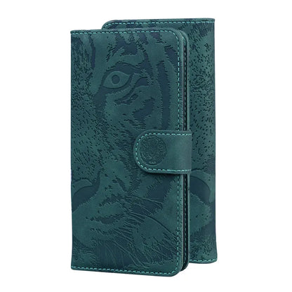 Magnetic Geometric Textile Pattern Wallet Case for Galaxy