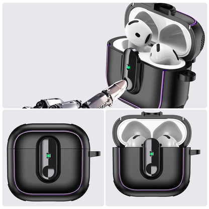 Armor locking clasp Earbuds Case For AirPods