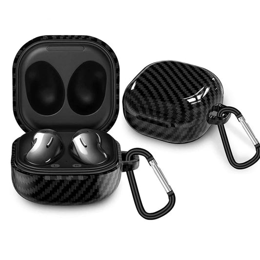 Carbon Fiber Soft Silicone Case for Samsung Galaxy Buds