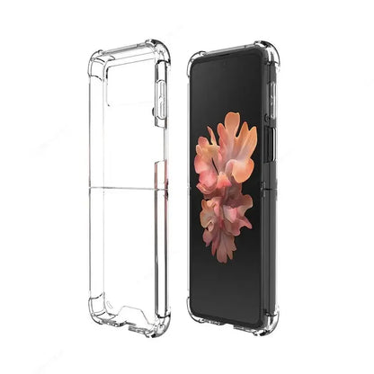 Clear Shockproof Cover For Samsung Galaxy Z Flip