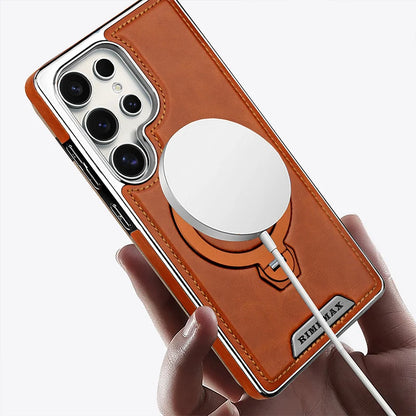 360 ° Rotating Bracket Leather Case for Samsung