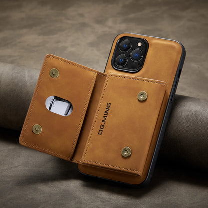2 In 1 Detachable Magnetic Wallet Leather Case for iPhone