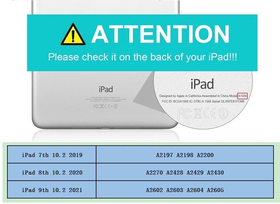 Magetic Smart Auto-Sleep Cover for iPad